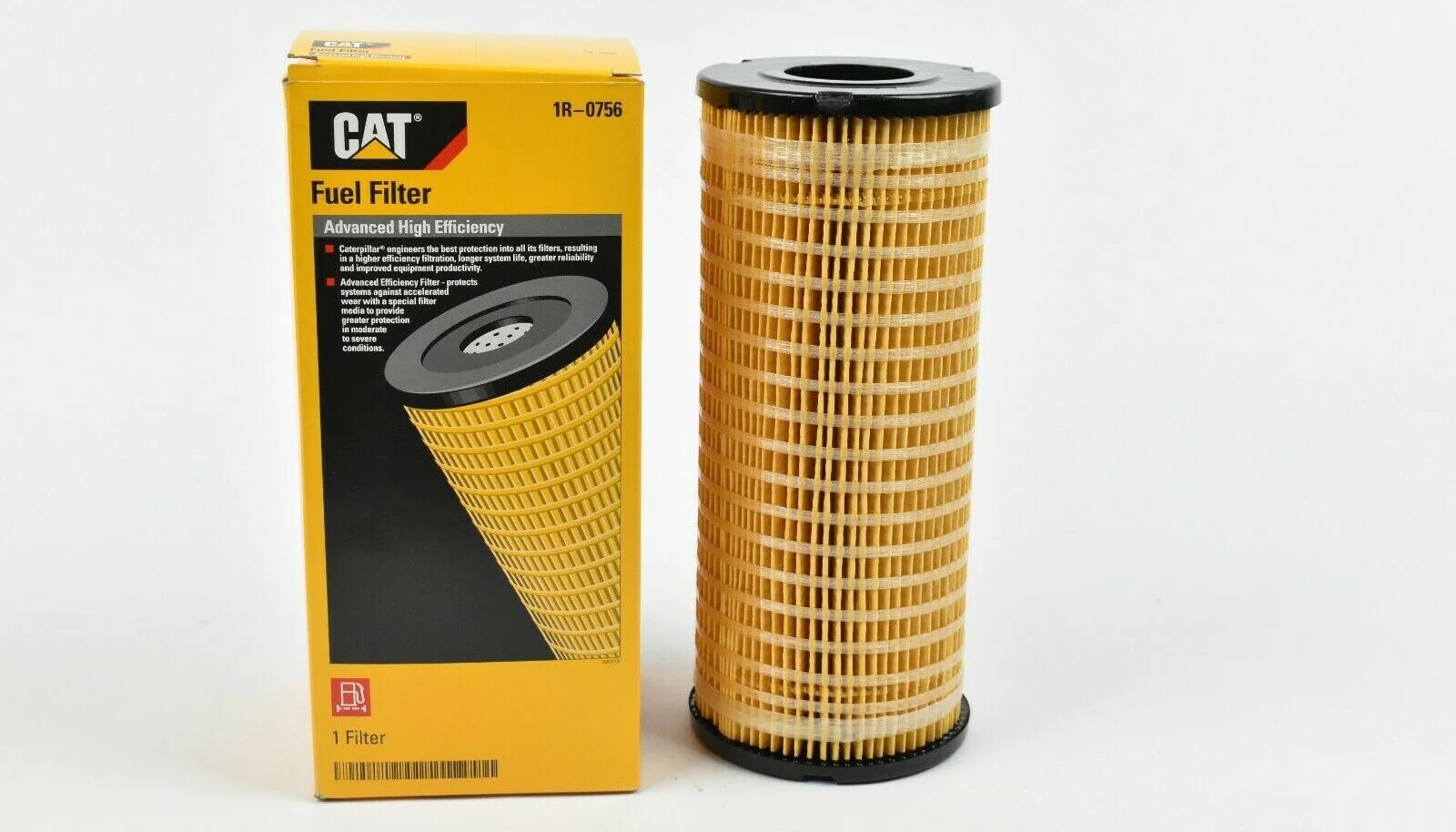 Caterpillar 1R-0756 Advanced High Efficiency Fuel Filter